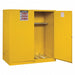 Flammable Cabinet Vertical 2X55 gal YLW