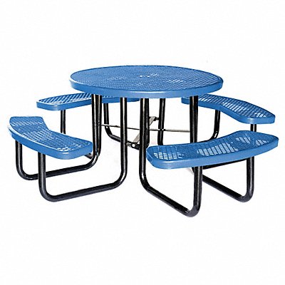 E0146 Picnic Table 46 Dia Blue