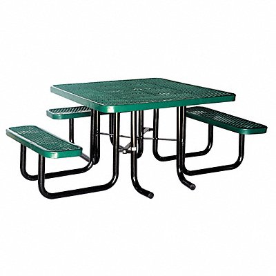 E0149 Picnic Table 80 W x75 D Green