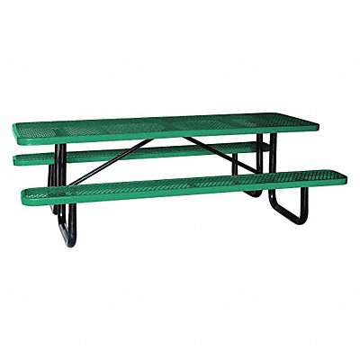 Picnic Table 96 W x62 D Green