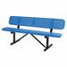 E5610 Outdoor Bench 72 in L 24 in W Blue