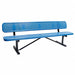 E5611 Outdoor Bench 96 in L 31 in H BLU