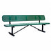 E5611 Outdoor Bench 96 in L 31 in Grn Prtbl