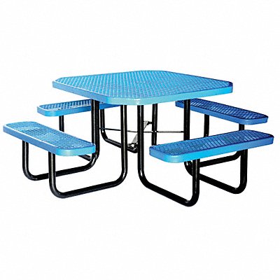 E5616 Picnic Table 80 W x80 D Blue