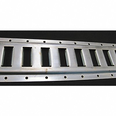 Horizontal E-Track Zinc Plated Finish