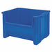 F8828 Stacking Bin Blue Plastic 12 7/16 in