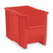 F8813 Stacking Bin Red Plastic 12 1/2 in