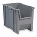 F8813 Stacking Bin Gray Plastic 12 1/2 in