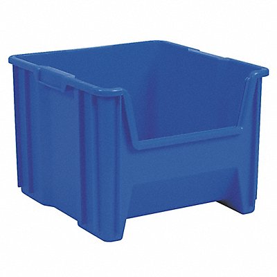 F8826 Stacking Bin Blue Plastic 12 1/2 in