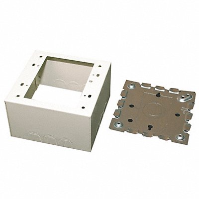 Extra Deep Device Box Ivory Steel Boxes