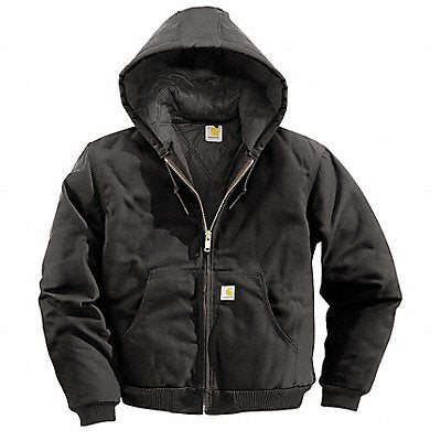 F2635 Hooded Jacket Insulated Black 2XL