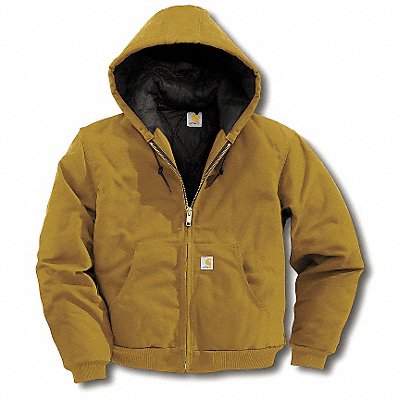 F2635 Hooded Jacket Insulated Brown 2XL