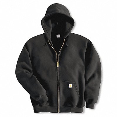 Hooded Swtshrt Blk 50Cotton/50PET L