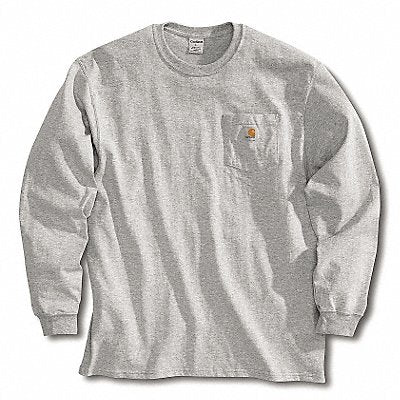 K7944 Long Sleeve T-Shirt Heather Gray XL