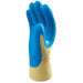 D1998 Coated Gloves Blue Yellow 2XL