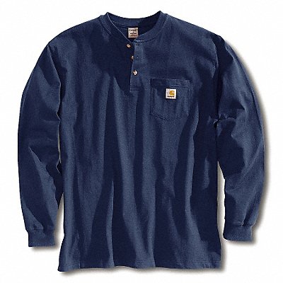 K7957 Long Sleeve Henley Navy 2XL