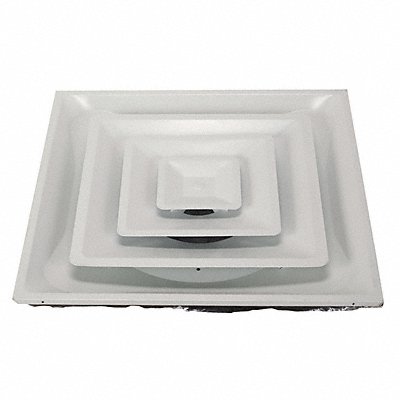 Diffuser Sq Ceiling 3Cone w/Insul 6-12 