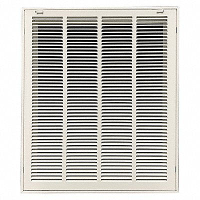 Filtered Return Air Grille 20x25 White