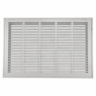 Filtered Return Air Grille 20x25 White