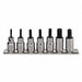 Socket Bit Set Steel DrSz 3/8 in SAE