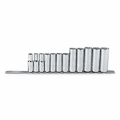 Socket Set Chrm Range 8 to 19 mm 12Point