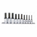 Socket Bit Set Steel DrSz 1/2 in