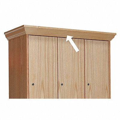 Crown Molding 45 Wx3/4 D Red Oak