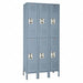 Wrdrb Lockr Lvrd 3 Wide 2 Tier Dove Gray