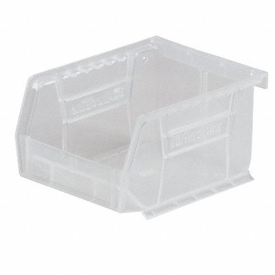 Hang and Stack Bin Clear Plastic 11 in