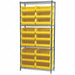 D5521 Bin Shlvng 14inx74inx36in Yellow