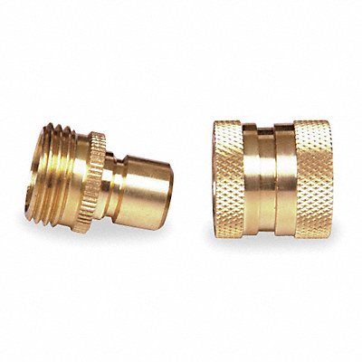 Quick Connector Set M/F GHT Brass