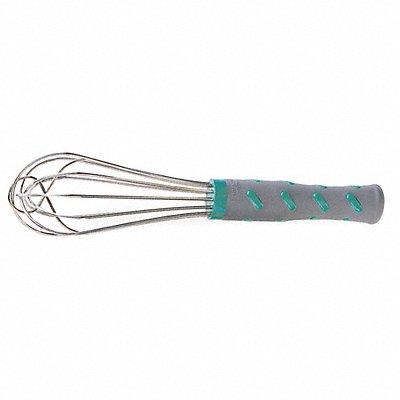 Whip 10 in L Aqua Handle