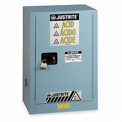 Corrosive Safety Cabinet 12 gal Blue