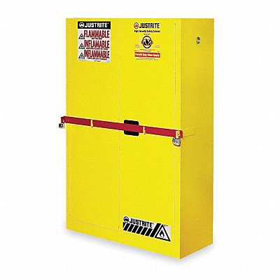 Flammable Safety Cabinet 45 gal Yellow