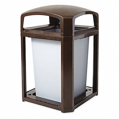 Trash Can 35 gal Sable Polycarbonate