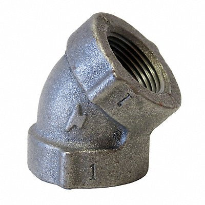 45 Elbow Cast Iron 1 1/4 NPT Class 125