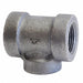 Tee Cast Iron 1/4 in Pipe Size FNPT