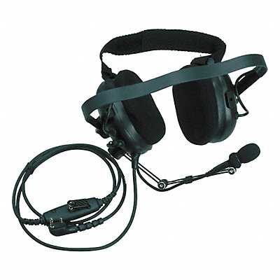 Noise Reducing Headset Behind the Head