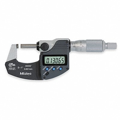 Digital Micrometer 0-1 In Cert Ratchet