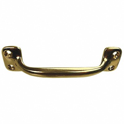 Pull Handle Cast Brass Polished