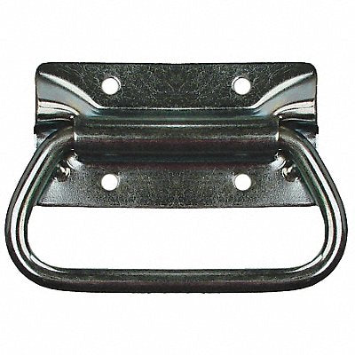 Folding Pull Handle Polished Zinc