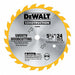 Circular Saw Blade 5 3/8 in 24 Teeth