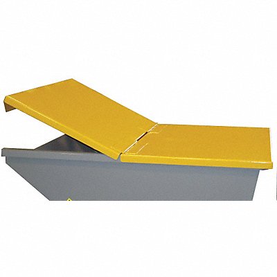 Hopper Lid Yellow Fits 1 cu yd.