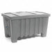 Ribbed Wall Container Gray