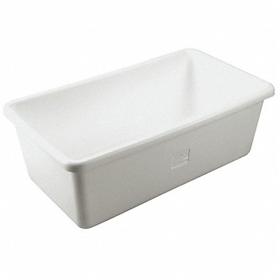 Hopper Tub White Polyethylene