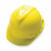 D0312 Hard Hat Type 1 Class E Ratchet Yellow