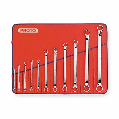 Box End Wrench Set Fll Plsh Offset Metrc