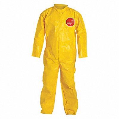 D2249 Coveralls 4XL Ylw Tychem 2000 PK12