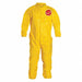 D2252 Coveralls 3XL Ylw Tychem 2000 PK12