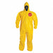 D2254 Coveralls 2XL Ylw Tychem 2000 PK12